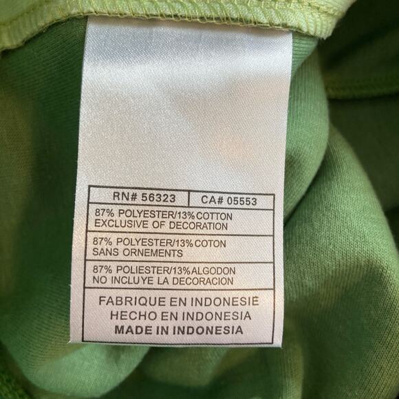 Y2K Nike Green Knit Side Stripe Track Pants NWT - Women's Size XL - Picture 4 of 5